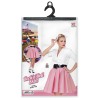 foto 2 Roze rock en roll plooi rok dames volwassen