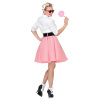 foto 3 Roze rock en roll plooi rok dames volwassen