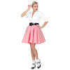 foto 5 Roze rock en roll plooi rok dames volwassen