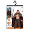 foto 2 Ruige bruine middeleeuwse viking cape nep bont