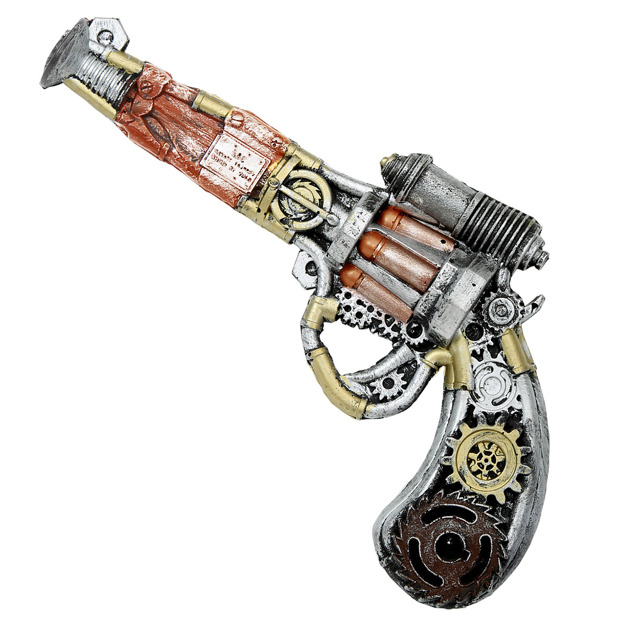 Steampunk pistool latex 32 cm 