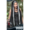 foto 2 Super lange haren zwart witte heksen pruik