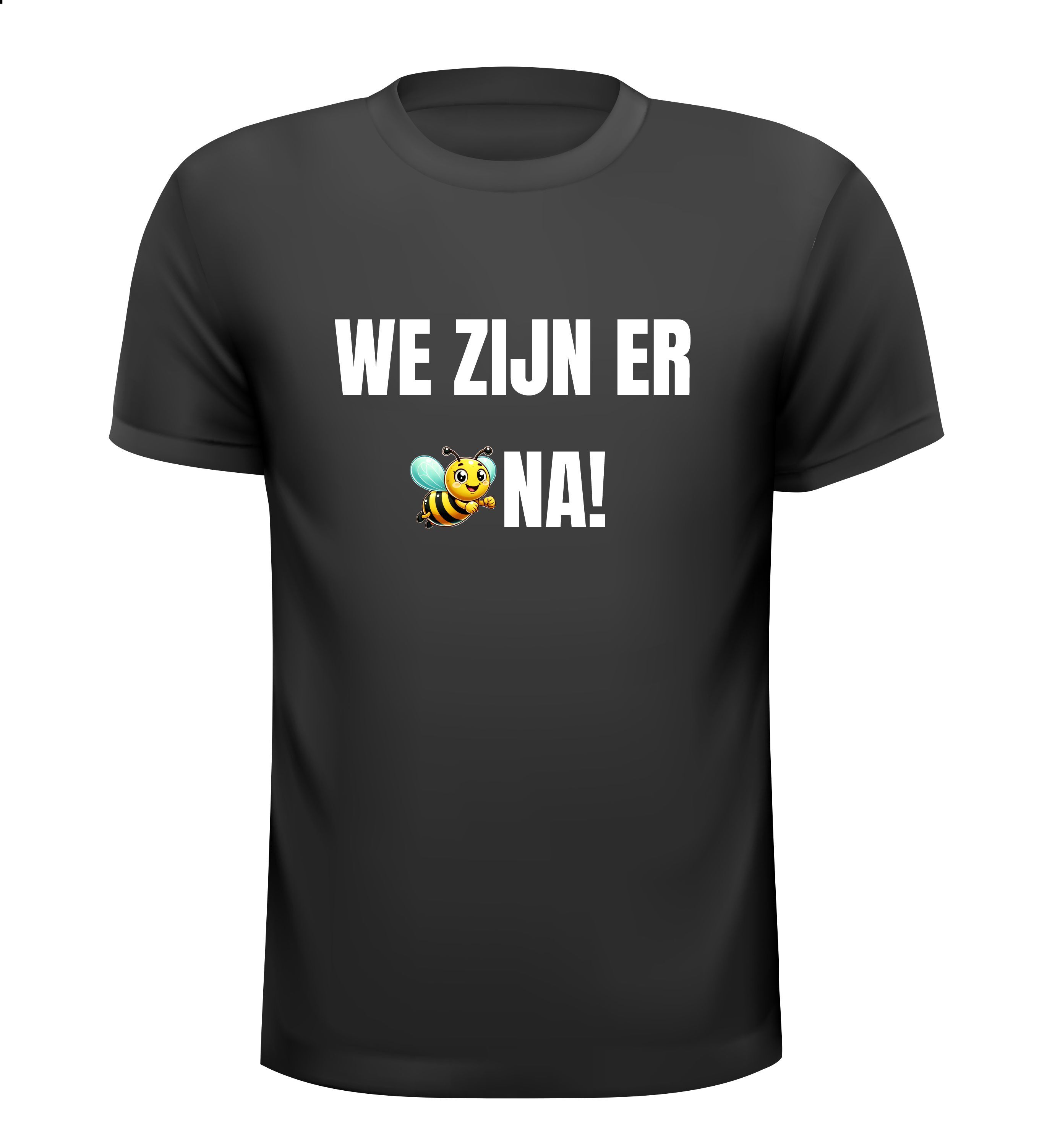 T-shirt we zijn er bijna!