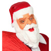 Volwassen kerstman masker realistische santa claus look voor de feestdagen