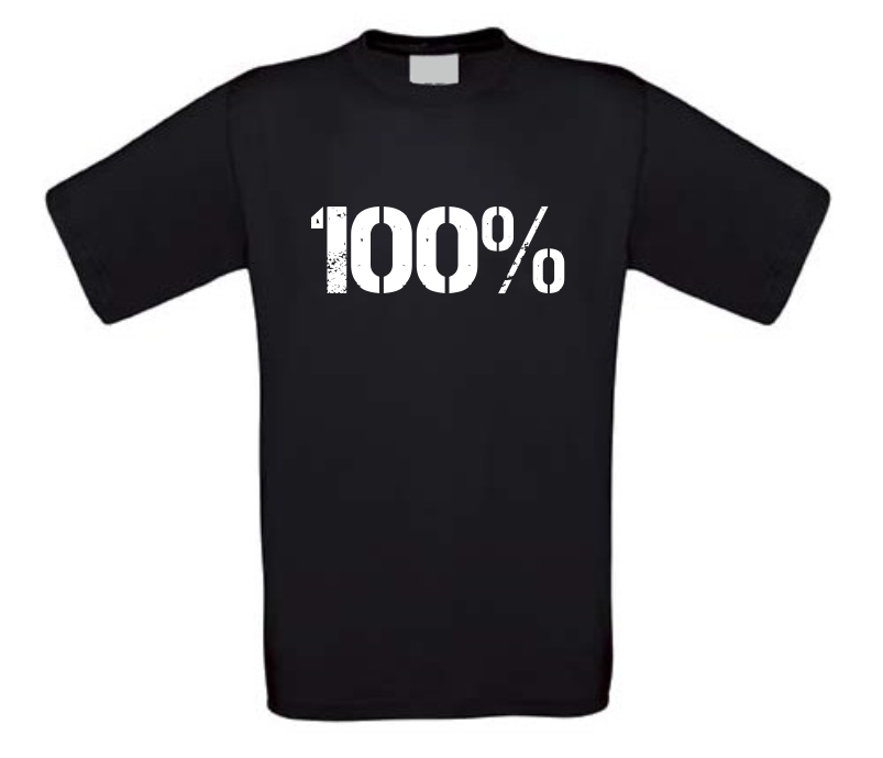 100 procent T-shirt