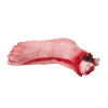 Afgehakte realistische voet met bloed