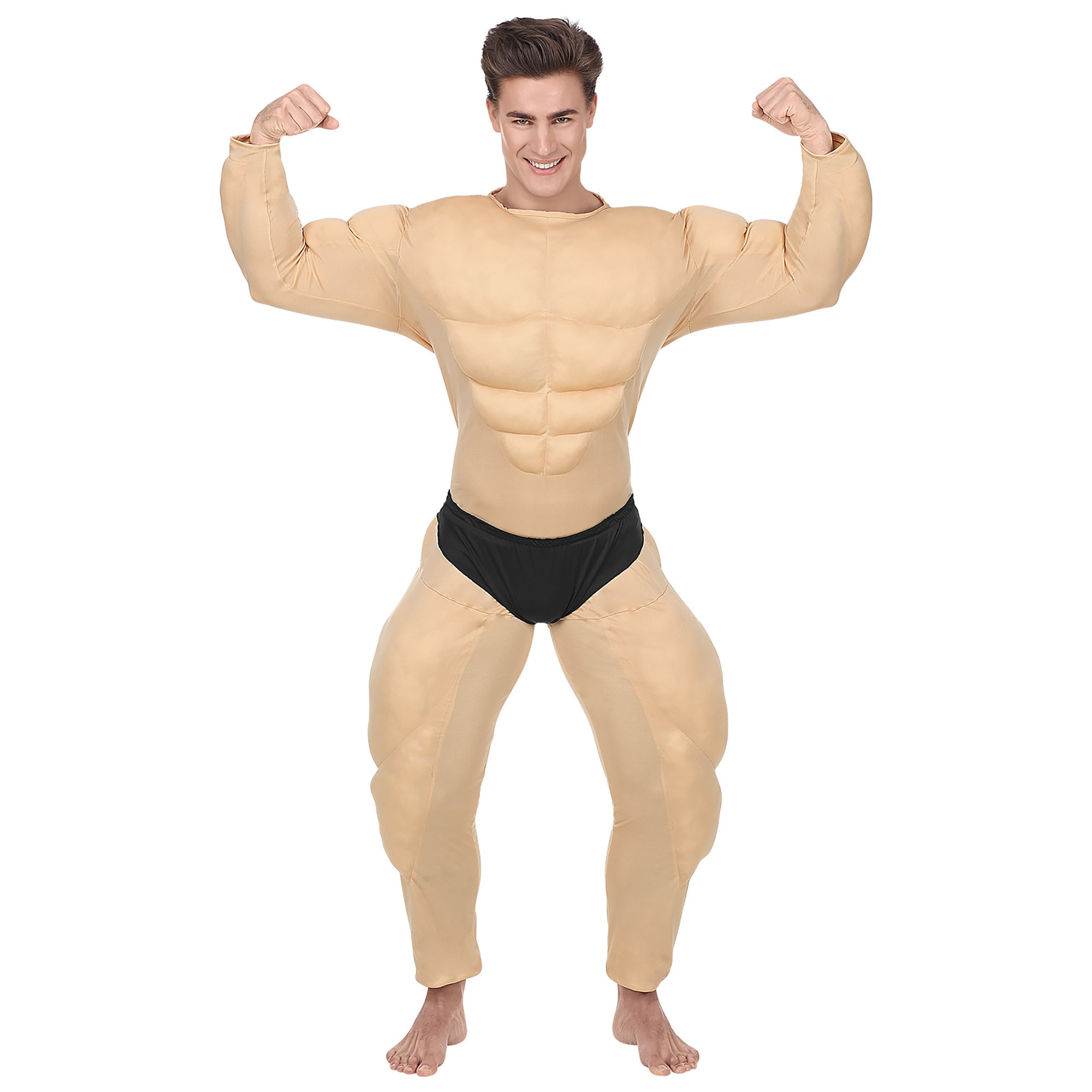 Body builder kostuum gespierde spijker