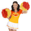 foto 2 Cheerleader pom pom geel rood 
