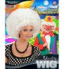 foto 3 Disco afro pruik extra krul wit 