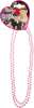 foto 2 Glamour parelketting roze  57 cm