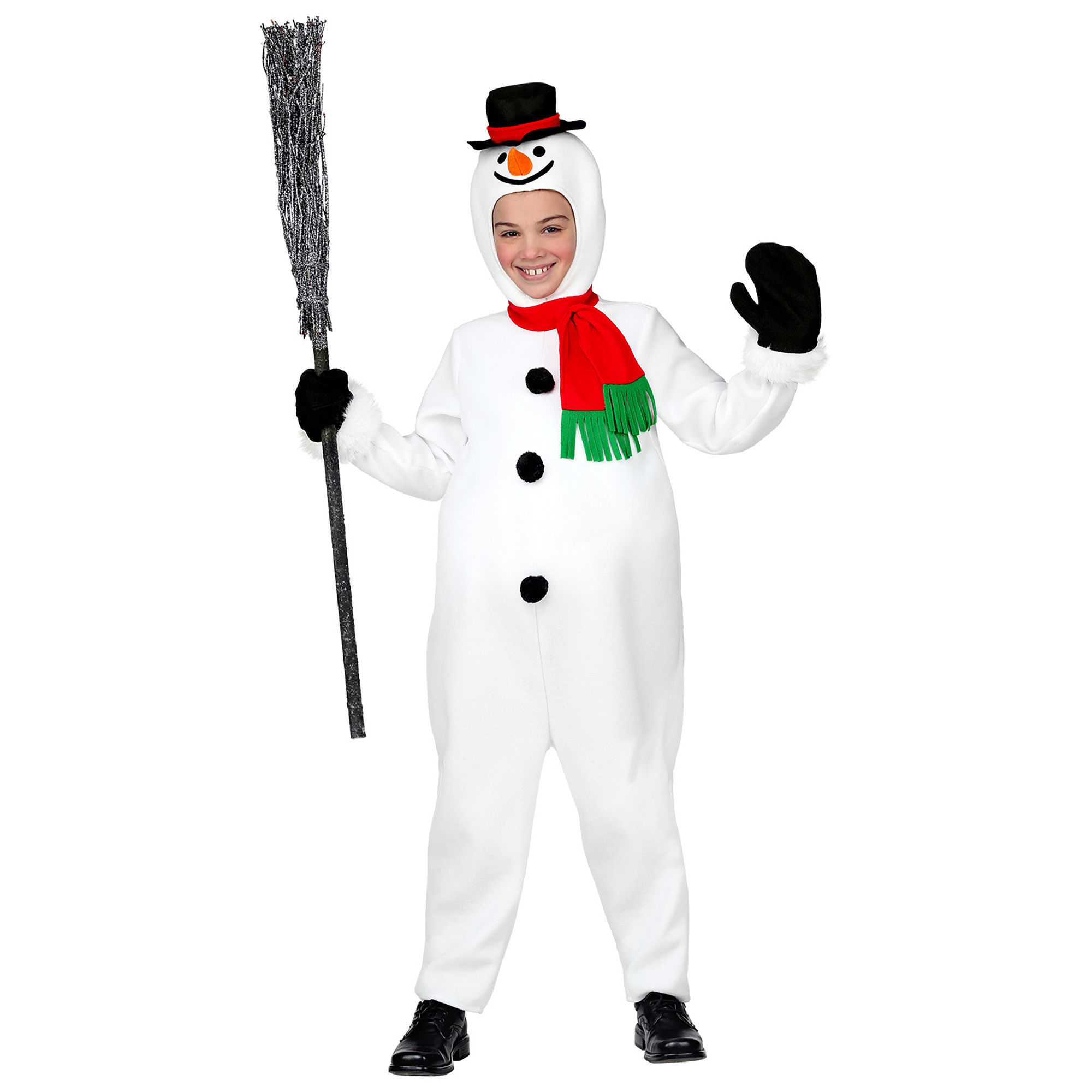 Grappig ijskoud sneeuwpop kostuum kind