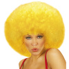 Groovy afro pruik extra krul geel 