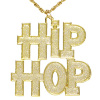 Hip hop ketting goud voor een echte hip hopper