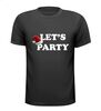 kerst t-shirt lets party