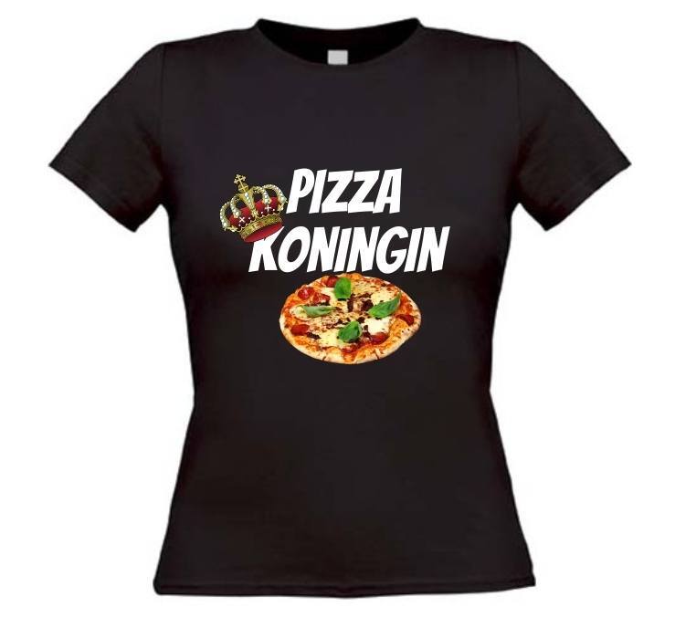 Koningin pizza T-shirt