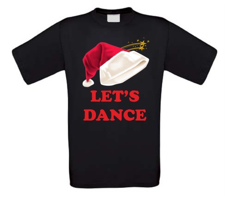Let's dance kerst T-shirt