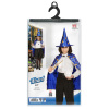 foto 2 Magic blauwe tovenaar set cape met hoed