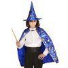 foto 3 Magic blauwe tovenaar set cape met hoed