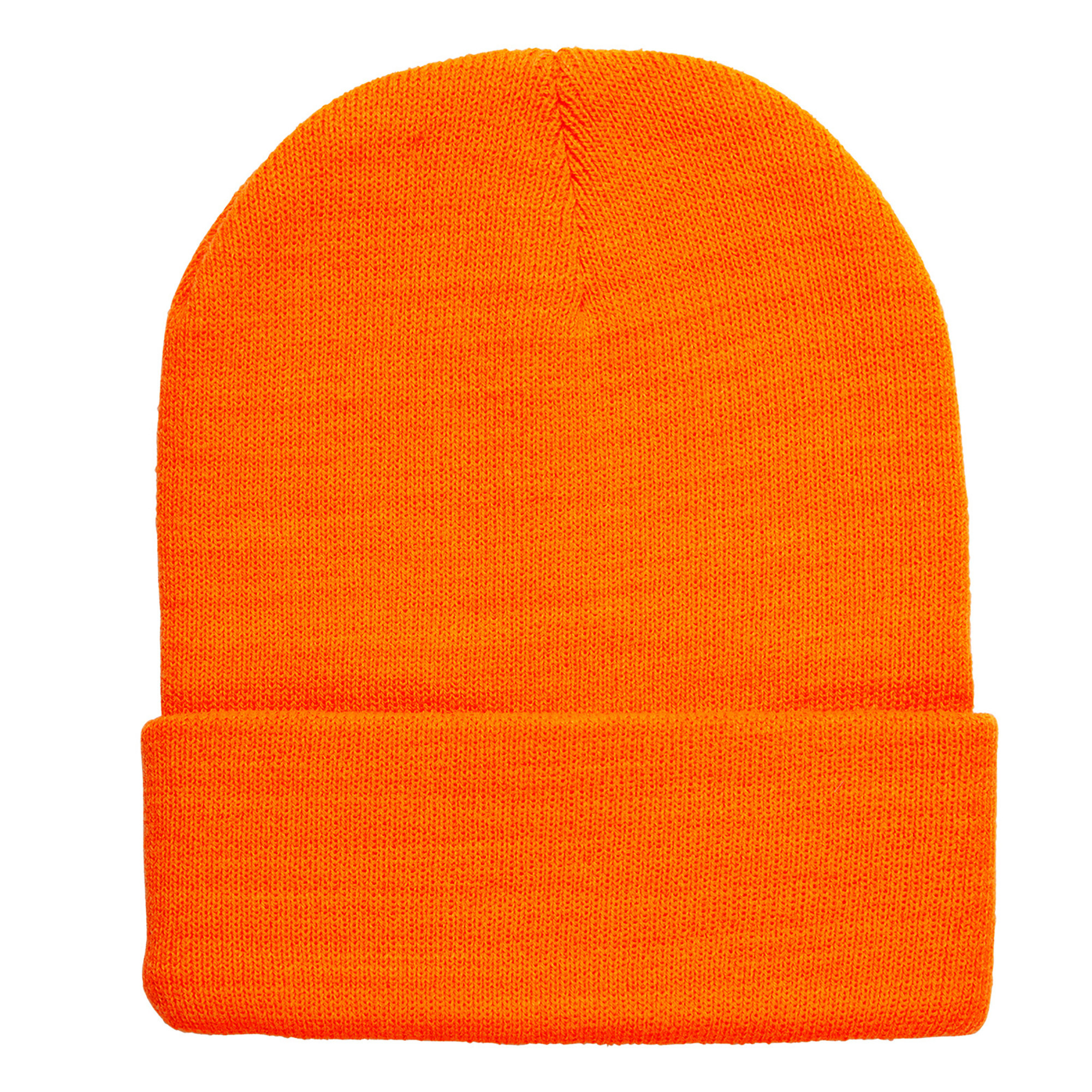 Muts neon oranje  disco beanie