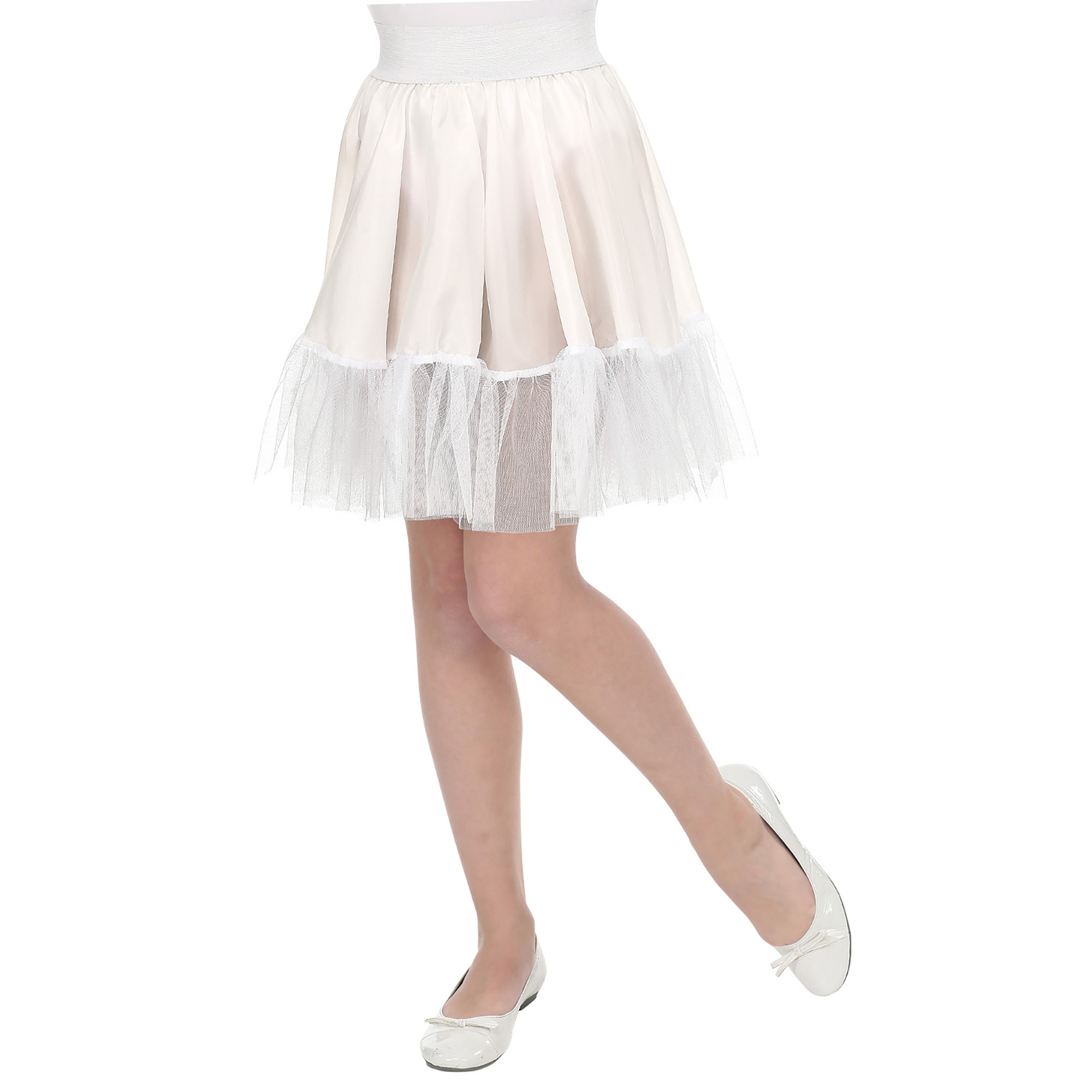 Petticoat  wit voor kinderen 