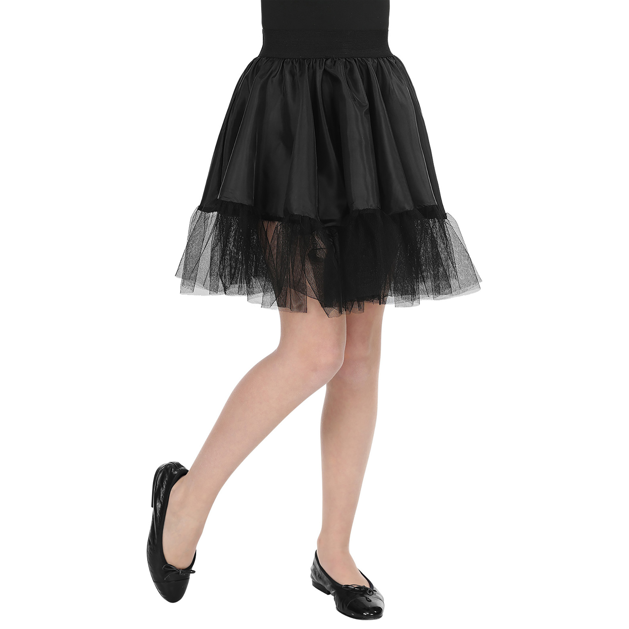 Petticoat zwart voor kinderen