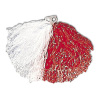 pom pom cheerleader rood wit