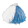 Pom pom cheerleader wit blauw