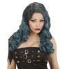 foto 3 Pruik Kirsten blauw groen haar lang met krul
