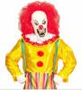 foto 3 Scary  wit killer clown masker met rode haren