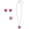 foto 2 Sieraden set kind roze hartjes