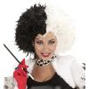 foto 3 Cruella de ville pruik zwart wit