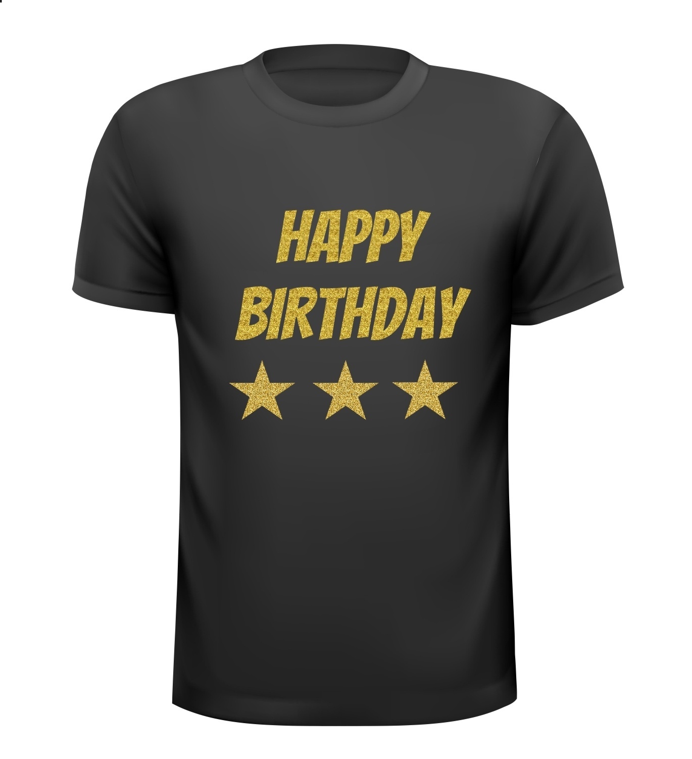 Happy birthday glitter T-shirt