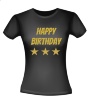 foto 2 Happy birthday glitter T-shirt