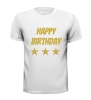 foto 3 Happy birthday glitter T-shirt