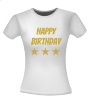foto 4 Happy birthday glitter T-shirt