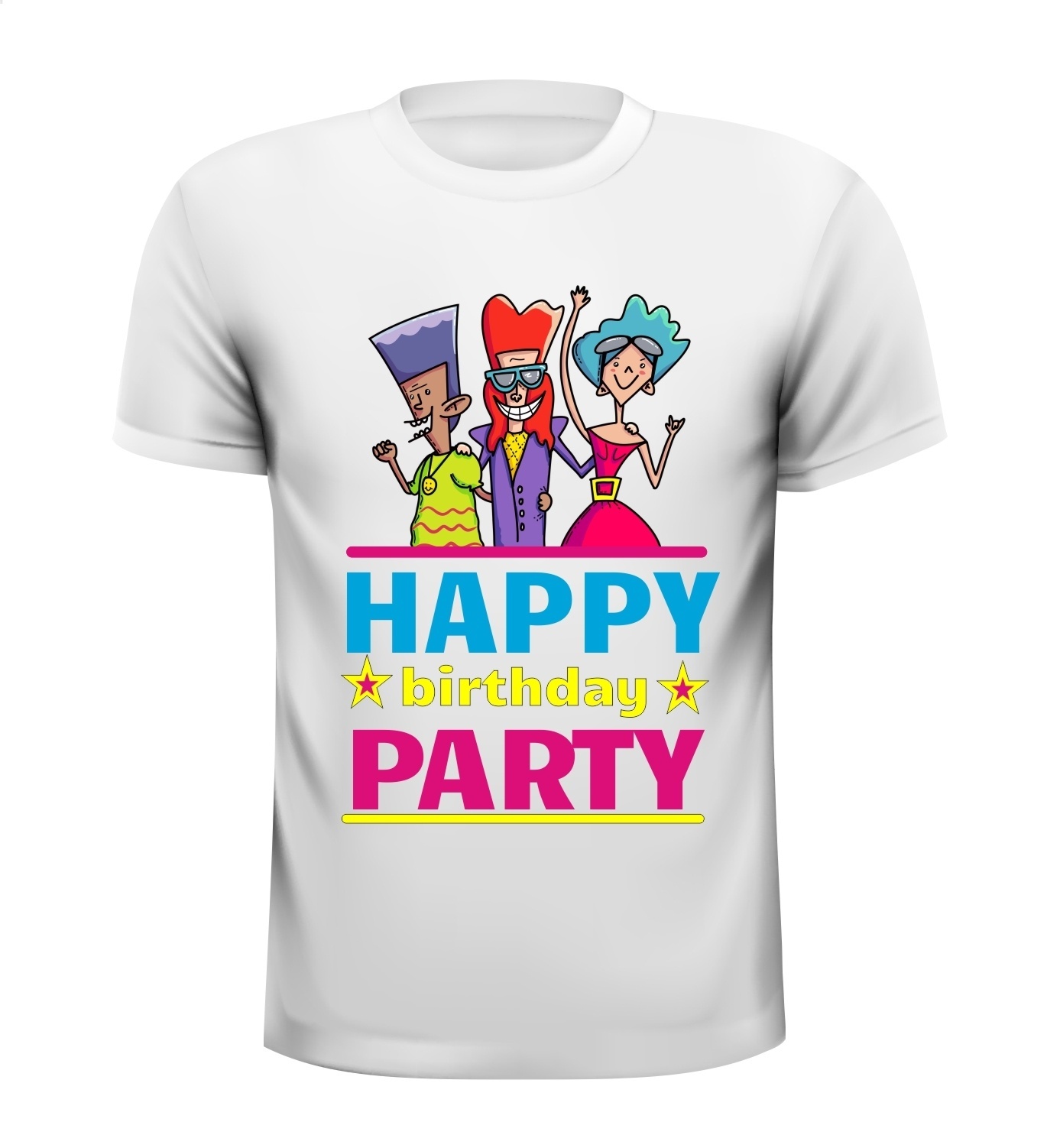 Happy birthday party T-shirt