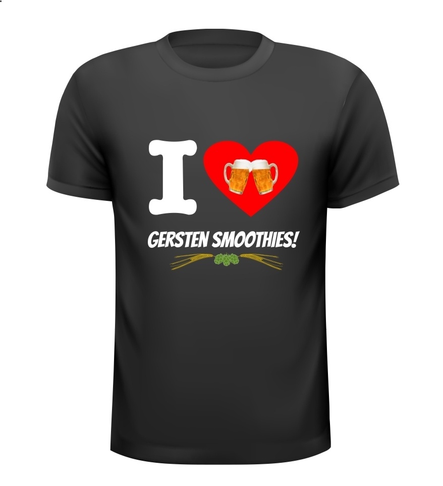 I love gersten smoothies bier t-shirt