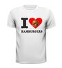 foto 9 I love hamburgers T-shirt