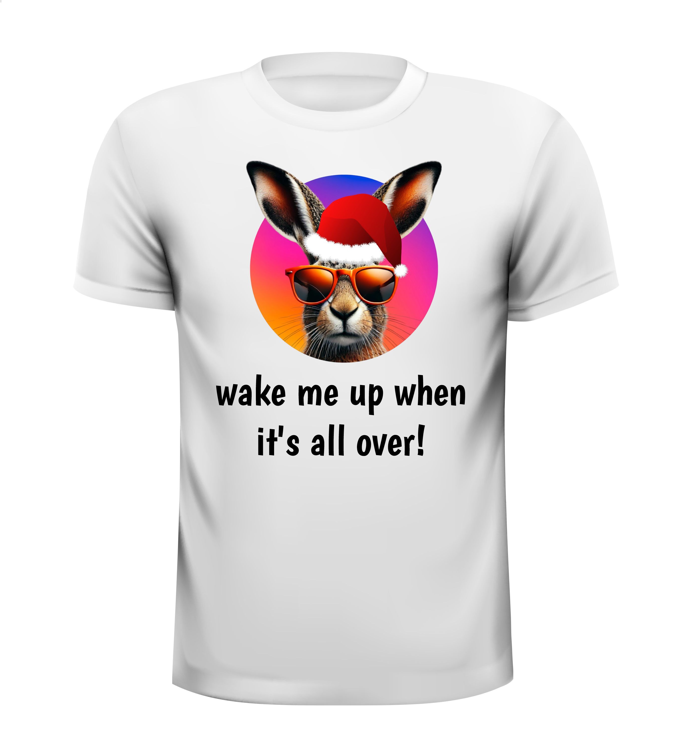 Konijnen  wake me up when  it's all over! T-shirt