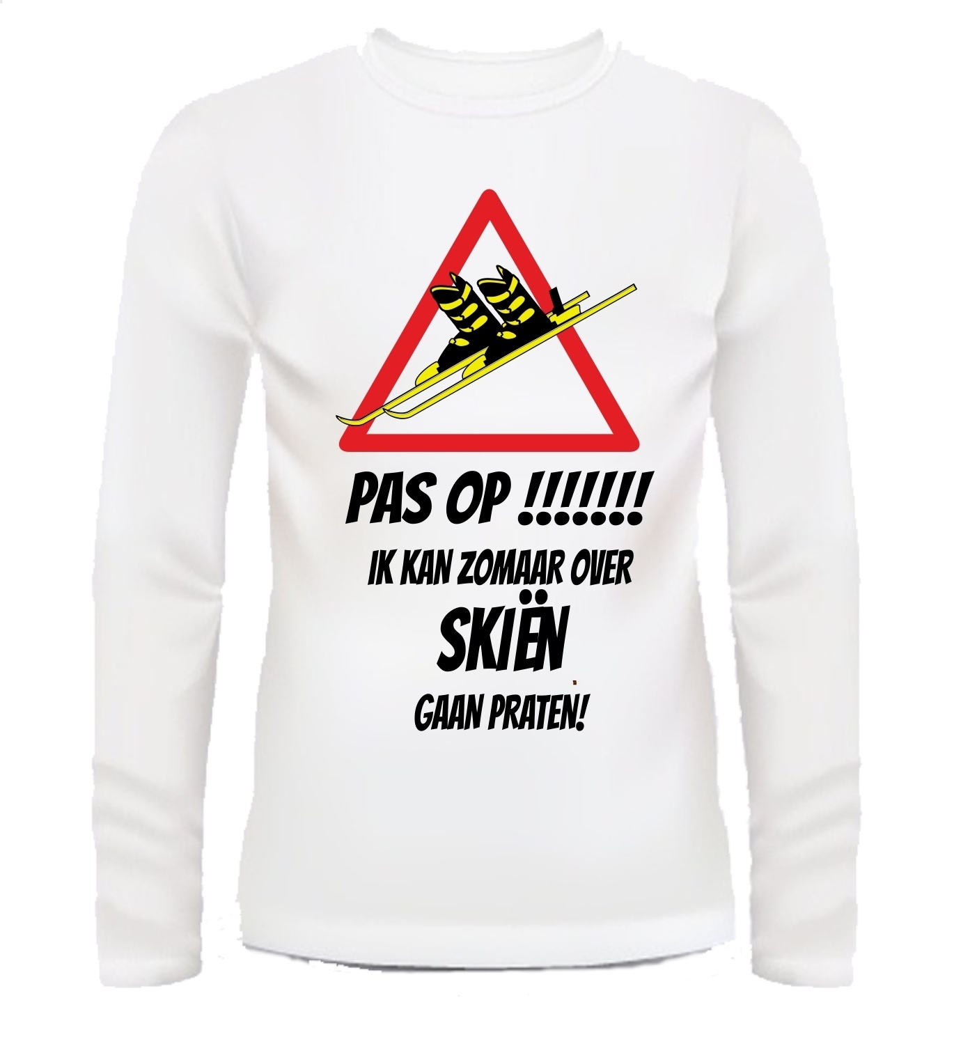 Leuk apres ski T-shirt lange mouw