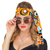 Mooie retro hoofdband hippie disco groovy style