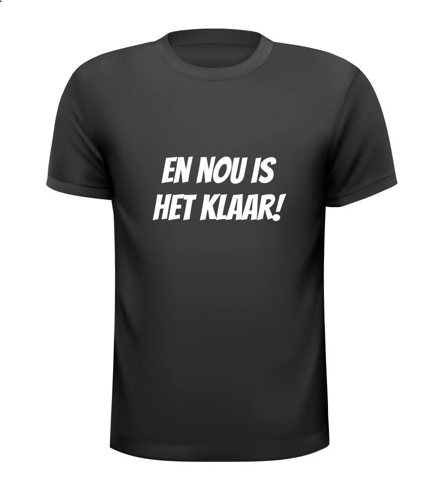 T-shirt en nou is het klaar!