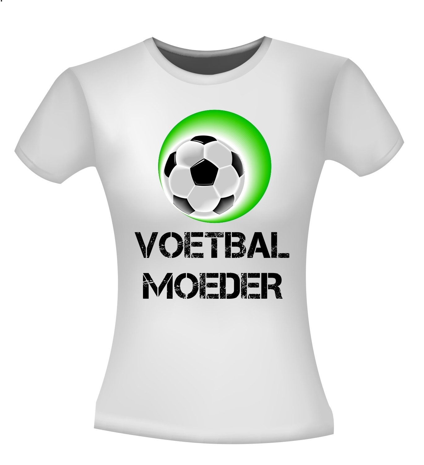 Voetbal moeder T-shirt