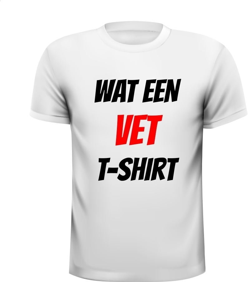 Wat een vet T-shirt