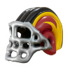 Word de ster van het feest met deze opblaasbare american football helm