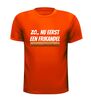 foto 9 zo nu eerst een frikandel T-shirt