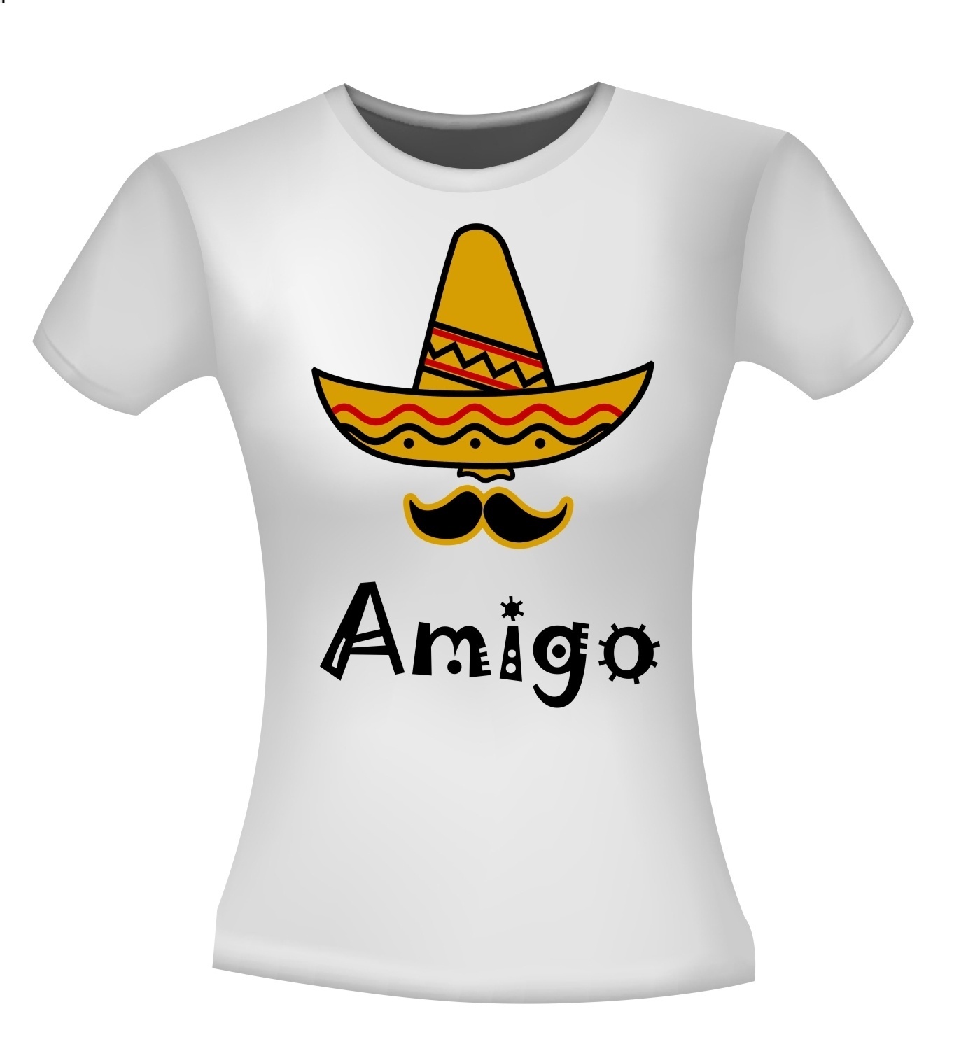 Amigo sombrero snor Mexicaans shirt