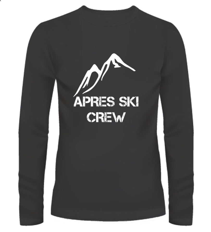 apre ski crew T-shirt Lange mouw