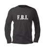 fbi carnaval agent lange mouw shirt