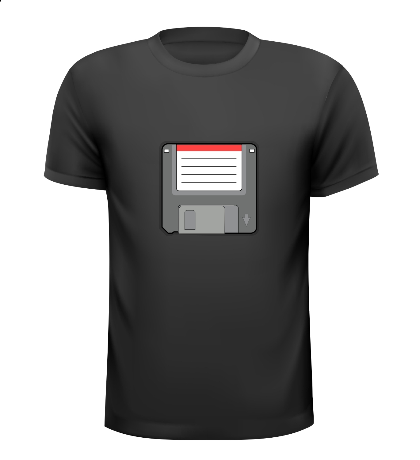 Floppy disk shirt